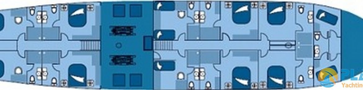 semercioglu gulet yacht 40 meters 10 cabins 20 passanger gulet Fethiye Marmaris bodrum Turkey