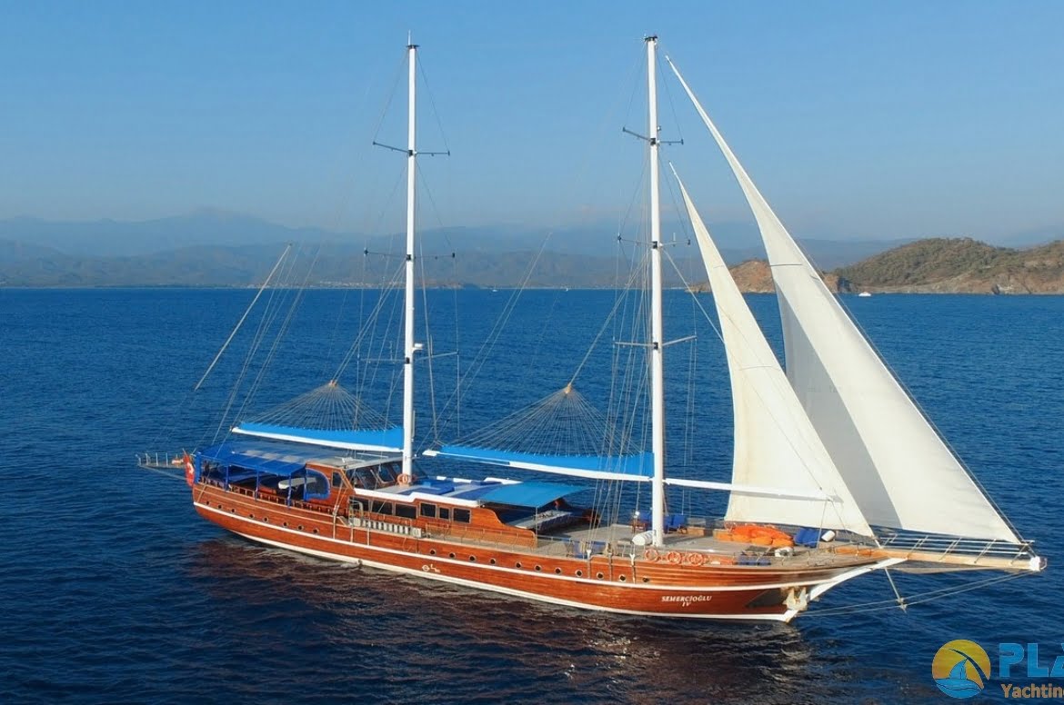 semercioglu gulet yacht 40 meters 10 cabins 20 passanger gulet Fethiye Marmaris bodrum Turkey